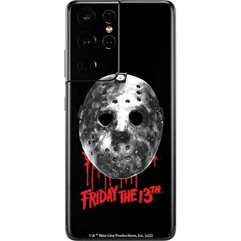 Warner Bros Friday the 13th Jason Voorhees Dripping Mask Galaxy S21 Ultra 5G Skin
